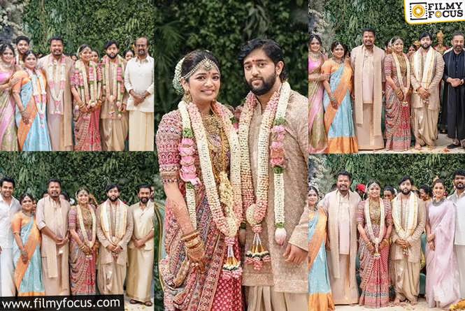 Aishwarya Shankar’s Marriage Photos: ఘనంగా శంకర్‌ కుమార్తె పెళ్లి… ఫొటోలు వైరల్‌!